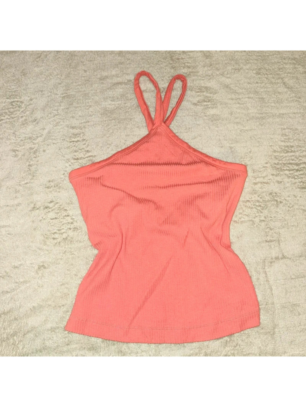 Cross Halter Tuscan Y2K Coral Old Navy Tank Top